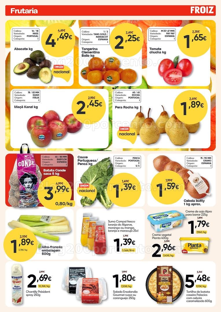 Antevisão Folheto FROIZ Promoções de 4 a 25 março